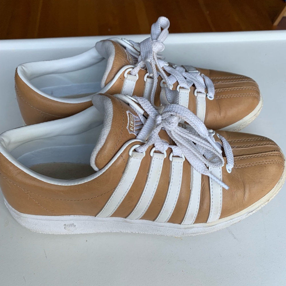 Leather K-Swiss vintage sneakers